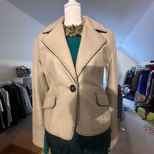 Chic Vintage Wilson’s Leather Blazer Jacket - Size Small